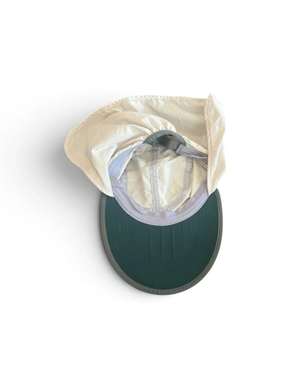 Vintage Patagonia Spoonbill Long Bill Strap Back Hat Cap Mens Large Beige